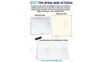 The Great Wall of China Activity