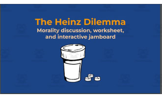 The Heinz Dilemma – Slides, Jamboard & Worksheet