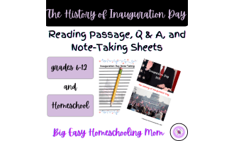 The History of Inauguration Day Reading Passage