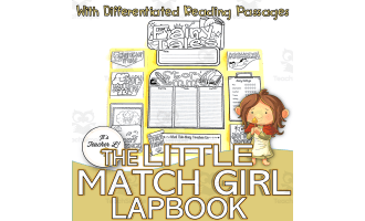 The Little Match Girl Lapbook Project Reading Writing Grades 3 4 5 ELA