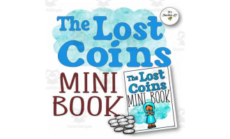 The Lost Coin Bible Story Foldable Mini Book Grade 1 2 3 ELA ELL