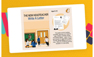 The New Headteacher: Write A Letter (9-13 years)