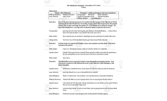 "The Pilgrims and the Mayflower Compact" - A History Play and Activity