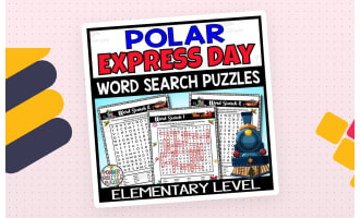 The Polar Express Day Word Search Puzzle Christmas Activities