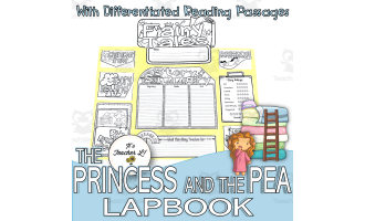 The Princess and the Pea Lapbook Project Reading Writing Grades 3 4 5