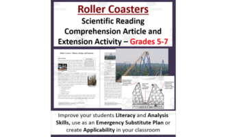 The Science of Roller Coasters - Digital Science Reading Article - Grades 5-7