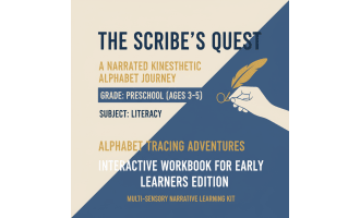 The Scribe’s Quest: A Narrated Kinesthetic Alphabet Journey