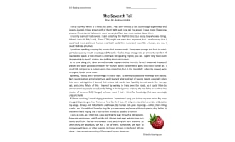 The Seventh Tail Reading Comprehension Worksheet