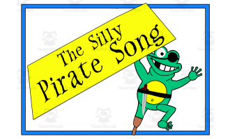 The Silly Pirate Song Flashcard Set