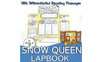 The Snow Queen Lapbook Project Reading & Writing Grades 3 4 5 ELA