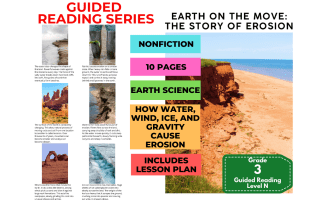 The Story of Erosion: Guided Reading Level N with Lesson Plan