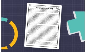 The United States in World War I Reading Packet
