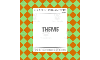 THEME: The FIVE Elements of a Story Graphic Organizers