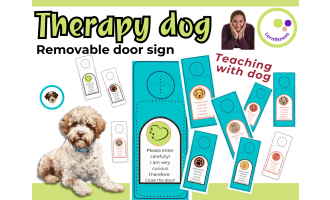Therapy Dog Door Signs β Clear Communication