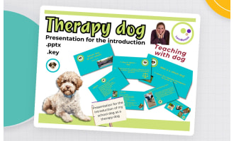 Therapy Dog Introduction Presentation – Editable PowerPoint & Keynote