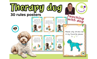 Therapy Dog Rules Poster β Clear & Friendly Guidelines for School Dog
