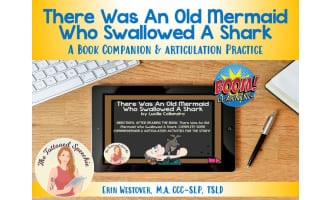 There Was An Old Mermaid Who Swallowed A Shark Book Companion & Artic BOOM Cards