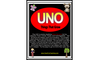 Things That Grow Activity