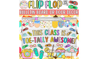 This Class Is Toe-tally – Summer Bulletin Board & Door Decor Kit