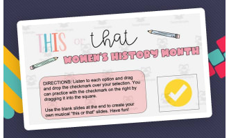 This or That Game: Women's History Month