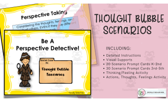 Thought Bubble Scenarios For Perspective Taking