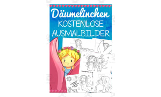 Thumbelina Fairy Coloring Pages