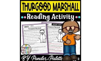 Thurgood Marshall Reading Activity + Answers