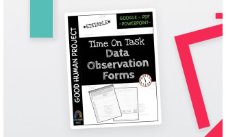Time on Task Data Sheets - Two Observation Forms