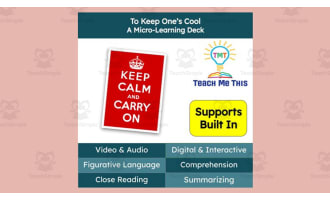 To Keep One's Cool | Figurative Language Activity | Micro-Learning Deck