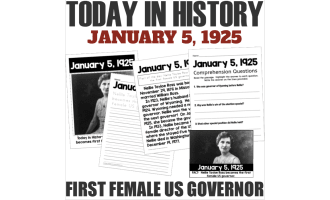 Today in History - Nellie Tayloe Ross Elected First Female US Governor