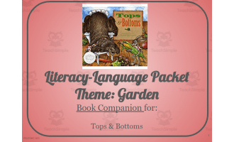 Tops & Bottoms: Language-Literacy Book Companion Packet