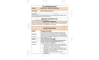 Toy Entrepreneur | A Simulation