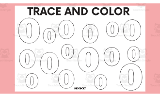 Trace and Color Number Shape - 0