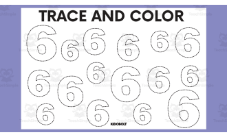 Trace and Color Number Shape - 6