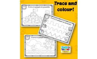 Trace and colour 10 (summer)