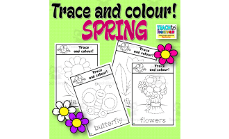 Trace and colour 11 (spring)