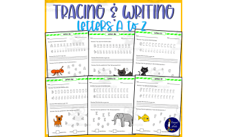 Tracing and Writing Letters A to Z
