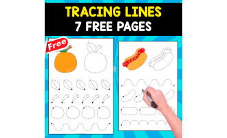 TRACING LINES | 7 FREE PAGES