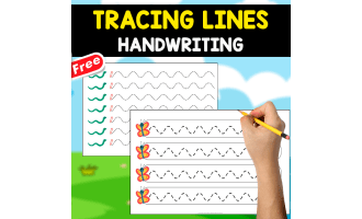 TRACING LINES | FREE ACTIVITY OF HANDWRITING