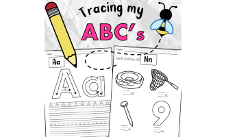 Tracing my ABC's PDF Workbook