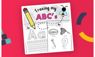 Tracing my ABC's PDF Workbook