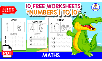 TRACING NUMBERS | NUMBERS 1 TO 10 | FREE RESOURCE