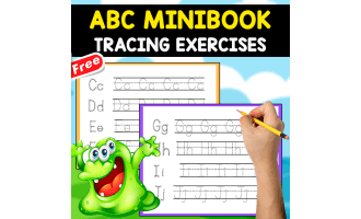 TRACING THE ABC | FANTASTIC SIMPLE MINIBOOK