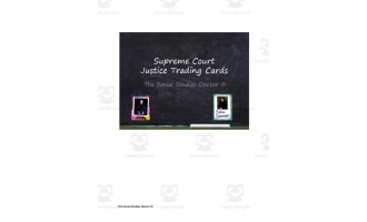 Trading Cards Project: Supreme Court Justice