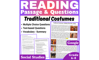 Traditional Costumes: Social Studies Reading Passage (Docs)