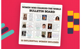 Trailblazing Women: Women's History Month Bulletin Board Set & Posters