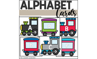 Trains Alphabet Cards