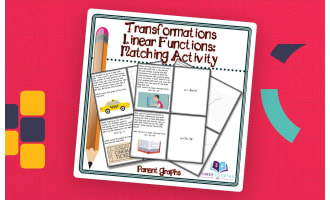 Transformations of Linear Functions: Matching Activity