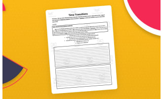 Transitions Practice Worksheets
