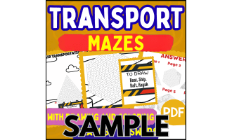 Transport Maze: 1 Page Sample (PDF)